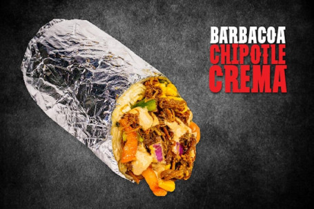 Burrito De Crema De Chipotle Y Barbacoa