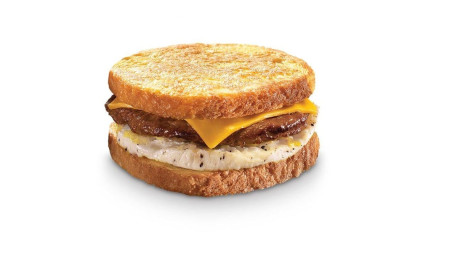 Sausage, Egg, And Cheese French Toast Sandwich