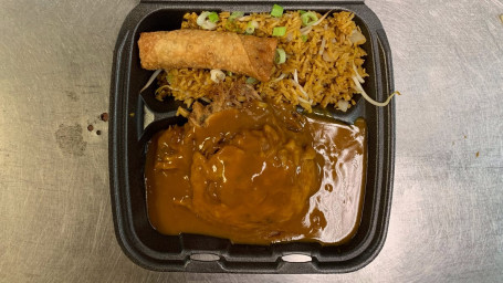 4. Shrimp Egg Foo Yong, Fried Rice Egg Roll