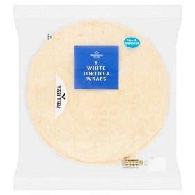 Paquete De 8 Envolturas De Tortilla Blancas Morrisons