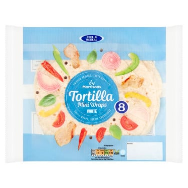 Morrisons Mini Tortilla Wraps Paquete De 8