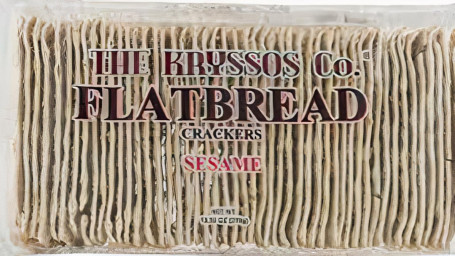 Sesame Flatbread Crackers