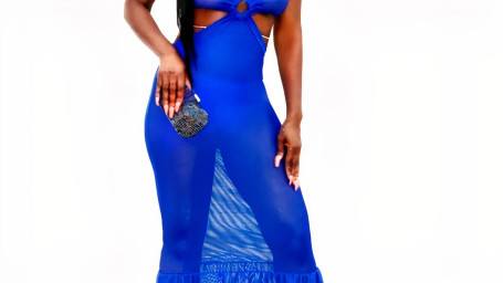 Sexy Royal Blue Maxi