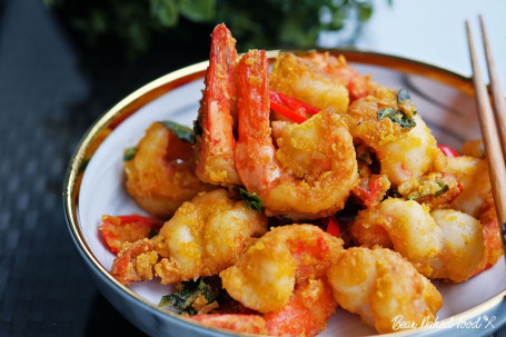 Salt And Pepper King Prawns Jiāo Yán Xiā