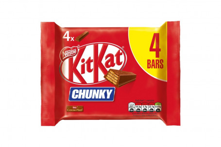 Kit Kat Barras Chunky De Chocolate Con Leche Multipack 40G Paquete De 4