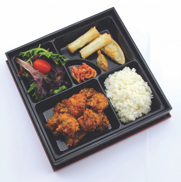 Soy Honey Korean Fried Chicken Bento