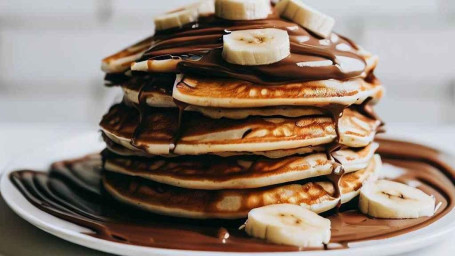 Nutella Banana Pancakes (5 Stack)