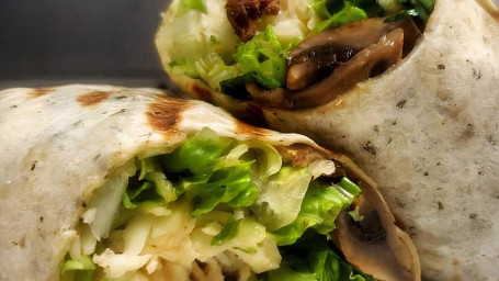 Cheesy Steak Mushroom Wrap W/ Side