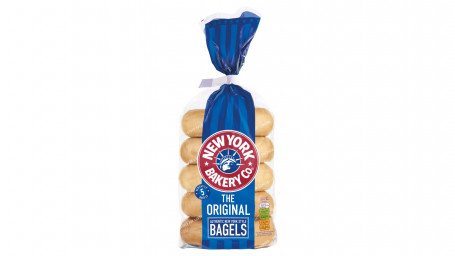 New York Bakery Co. 5 Bagels Originales Más Frescos Durante Más Tiempo 425 G