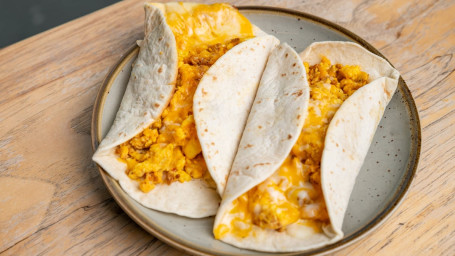 Two Texas Breakfast Tacos