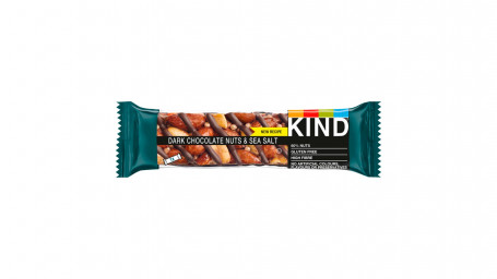 Barrita Kind Chocolate Negro Frutos Secos Sal Marina 40G