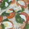 White Pizza W/ Spinach And Tomato