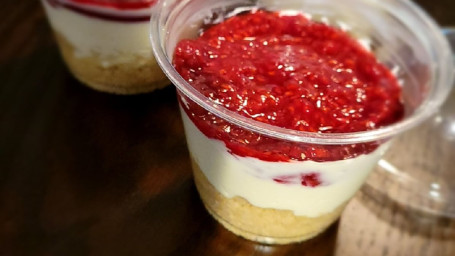 Keto Strawberry Cheesecake In Cups.