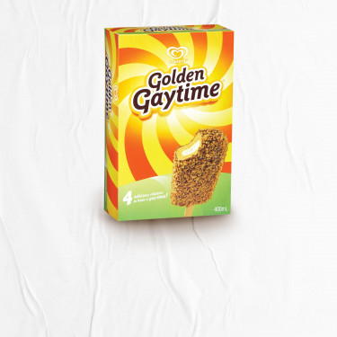 Registro Golden Gaytime; Paquete De 4