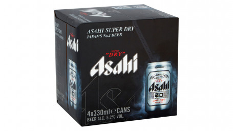 Asahi Súper Seco 4 X 330Ml