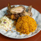 Jollof Rice With Coleslaw Chicken Or Turkey