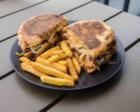 Lamb Kebab In Oval Bread