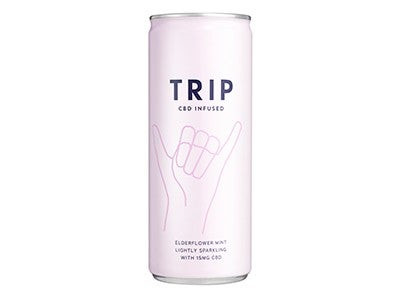 Trip Elderflower Mint Cbd Drink