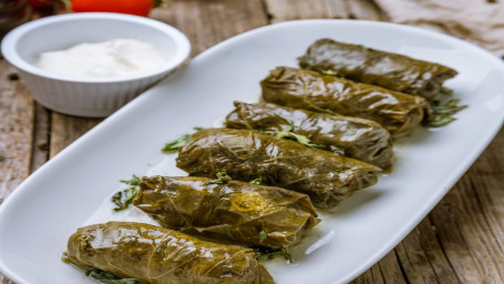 Dolmathes (Rice Stuffed Grape Leaves)