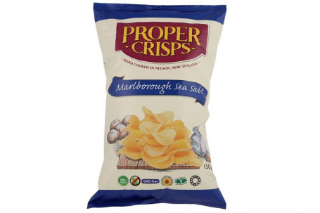 Proper Crisps Marlborough Ought Sea Salt Potato Crisps (150G)