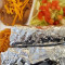 (2) Burritos Plate With Rice Beans