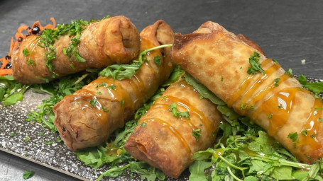 Jerk Chicken Eggrolls Only (4)