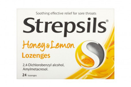 Strepsils Honey Lemon Lozenges 24 Lozenges