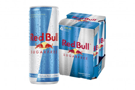 Red Bull Energy Sugar Free 4X250Ml Pack (32.5Kj)