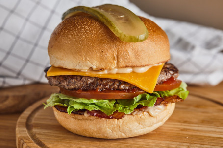 Bacon Cheddar Burger Yān Ròu Chē Dǎ Zhī Shì Niú Ròu Hàn Bǎo