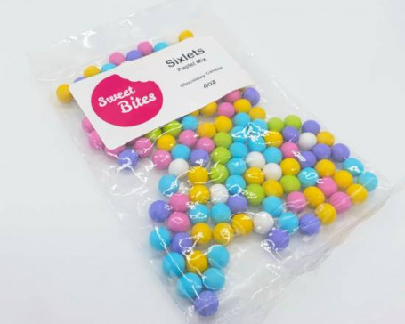 Sixlets Pastel Mix 4 Onzas