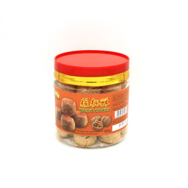 Jīn Pái Hé Táo Sū Gold Label Cookies Walnut 300G