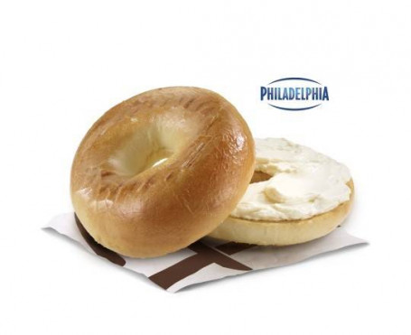 Bagel Simple Con Queso Crema Normal Producto [370.0 Cals]