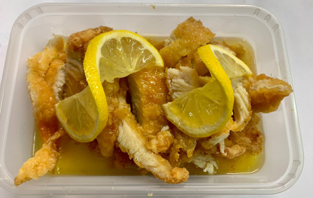 Fried Chicken And Lemon Sauce (E, P, Se, S) Níng Méng Jī