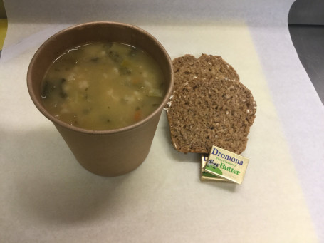 Soup Of The Day Served With Wheaten Bread