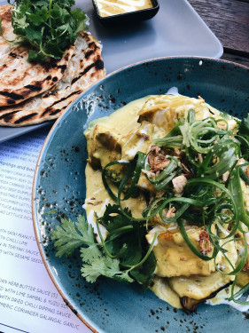 Yellow Curry With Eggplant Tofu Vegetables [Vg]