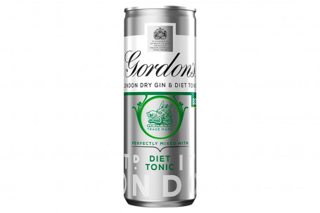 Gordons London Dry Gin Tónico Dietético 250Ml