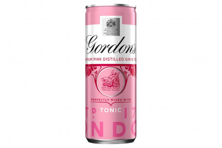 Gordons Premium Gin Tonic Rosa 250Ml