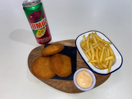Hake Rissole Meal Deal