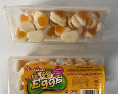 Fried Egg Sweet Tubs