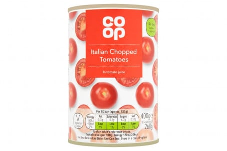 Co Op Chopped Tomatoes 400G