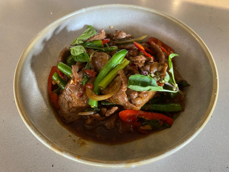 Wok Fried Beef, Chilli, Basil