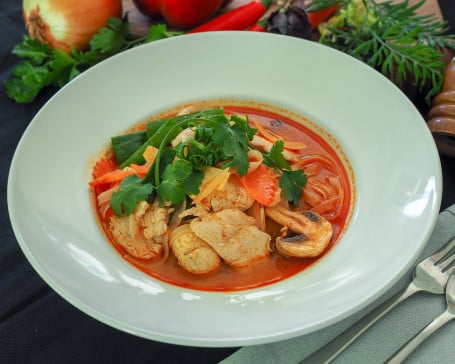 Chicken Noodle In Tom Yum Soup