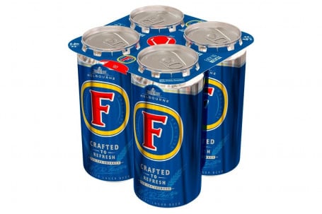 Latas De Cerveza Lager Foster's 4X440Ml