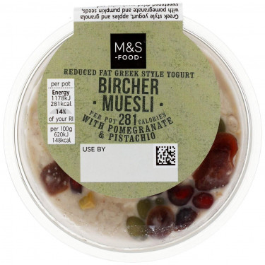 M S Food Yogur Estilo Griego Bircher Muesli