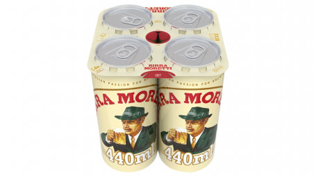 Birra Moretti Cerveza Lager 4X440Ml Latas