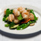 Garlic King Prawns With Snow Peas