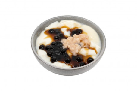 Soy Pudding With Pearl And Taro