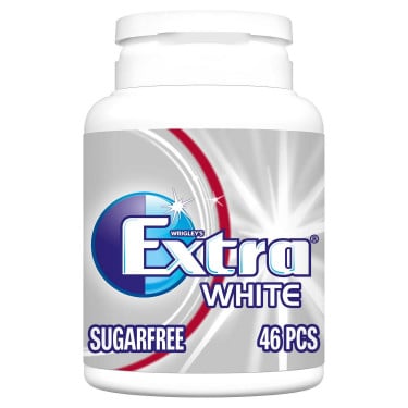 Extra White Chewing Gum Sugar Free 46 Pieces 64G