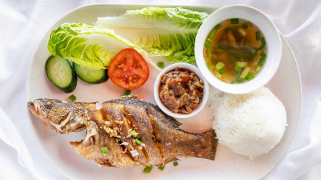 Ikan Goreng Fried Barrumundi Fish