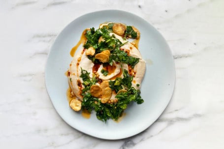 Butter Bean Mash With Coriander And Burnt Lemon Salsa And Pine Nuts